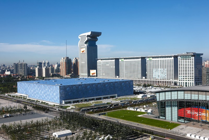 西卡產(chǎn)品應(yīng)用于國(guó)家游泳中心和北京盤(pán)古大觀